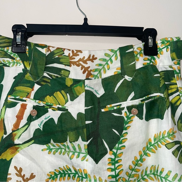 Farm Rio Tropical Forest Off-White Pants - Picture 10 of 10